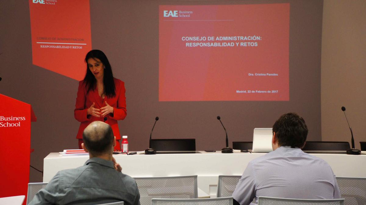 Cristina Paredes, profesora de EAE Business School, en Programa Enfocados