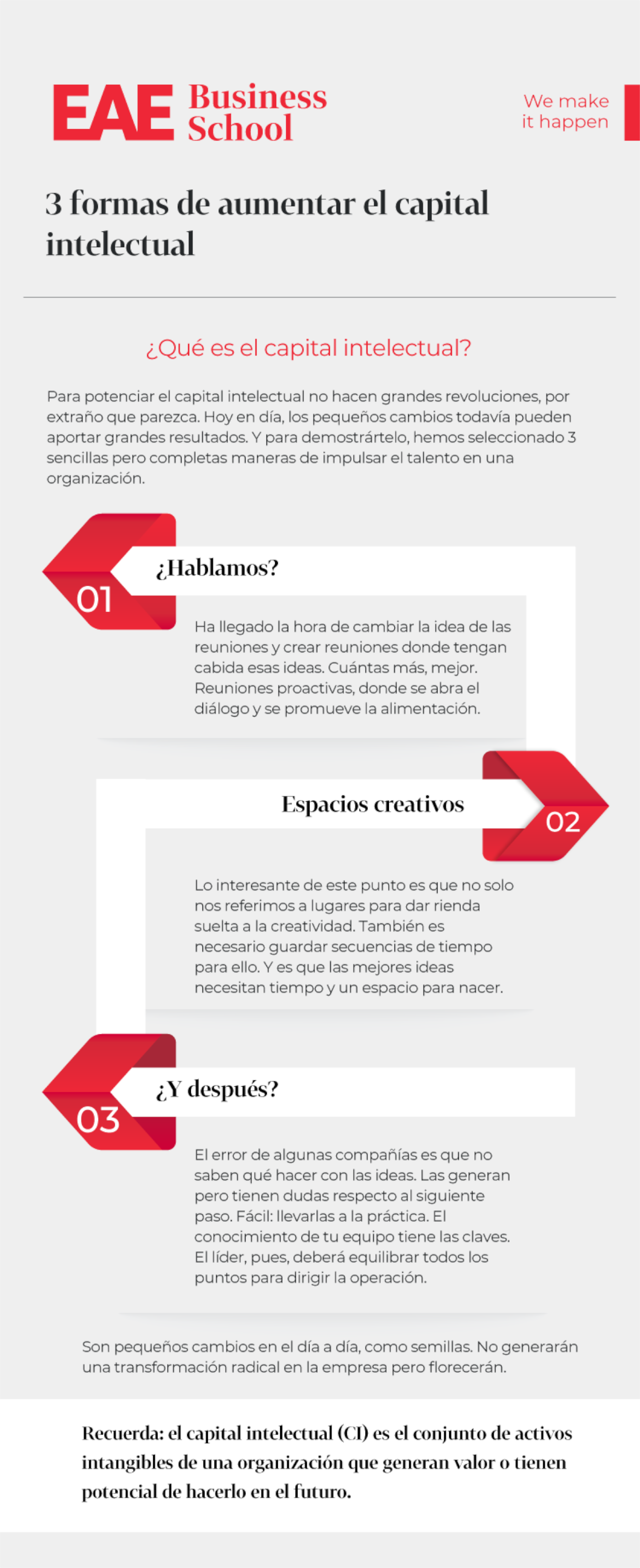 3 formas de aumentar el capital intelectual