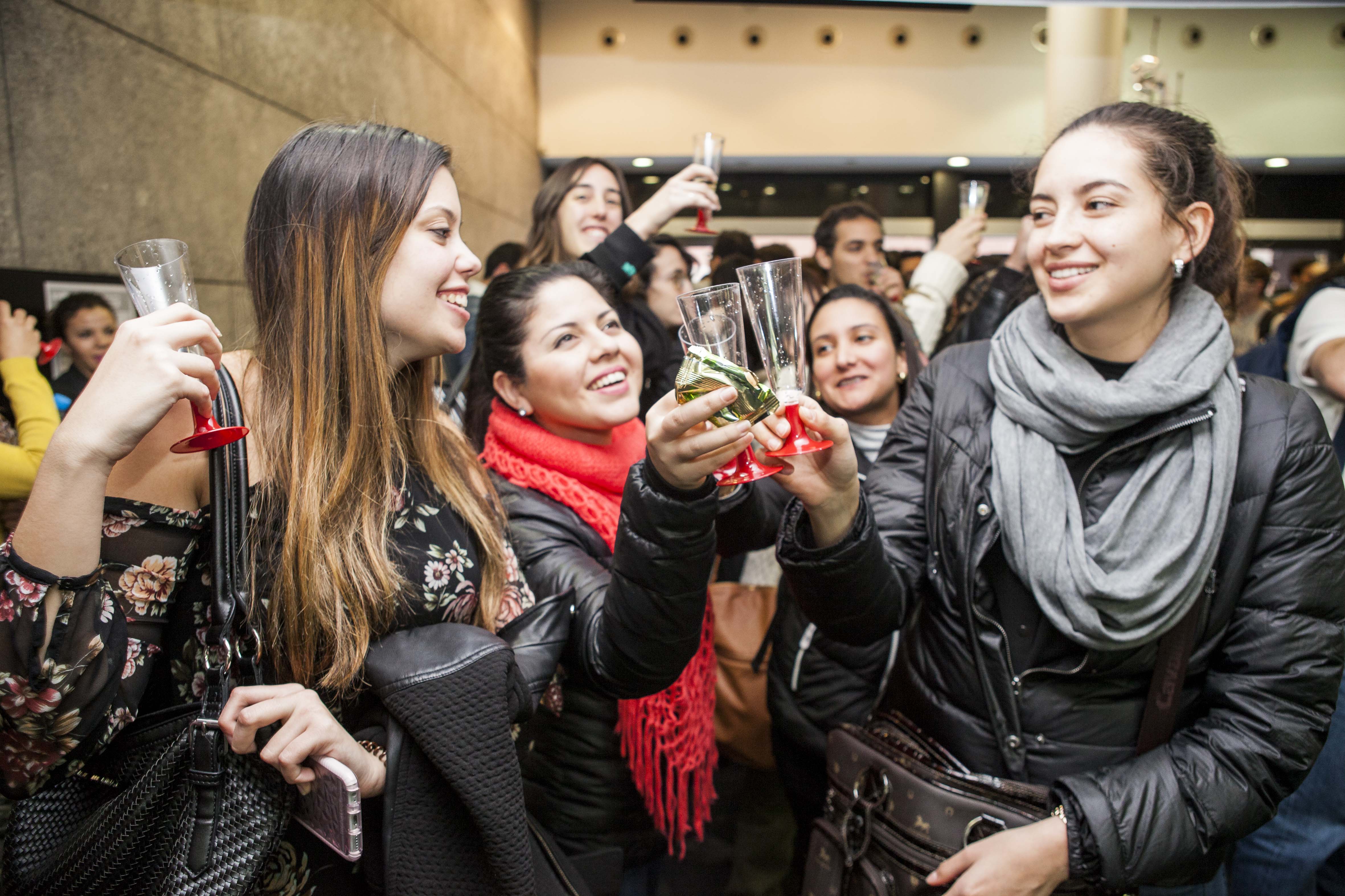 EAE raises a glass for Christmas with the students on Part-Time and Weekend programs