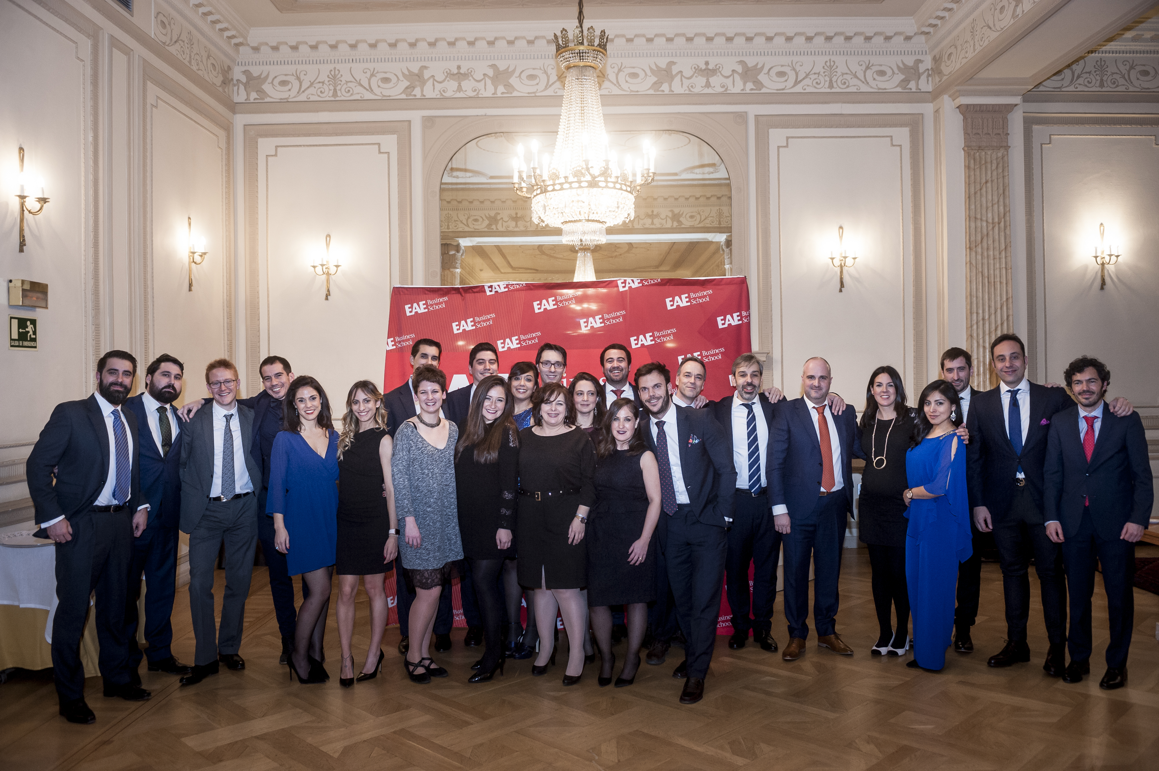 Students on the Executive MBA enjoy the grand finale of their training Students on the Executive MBA enjoy the grand finale of their training