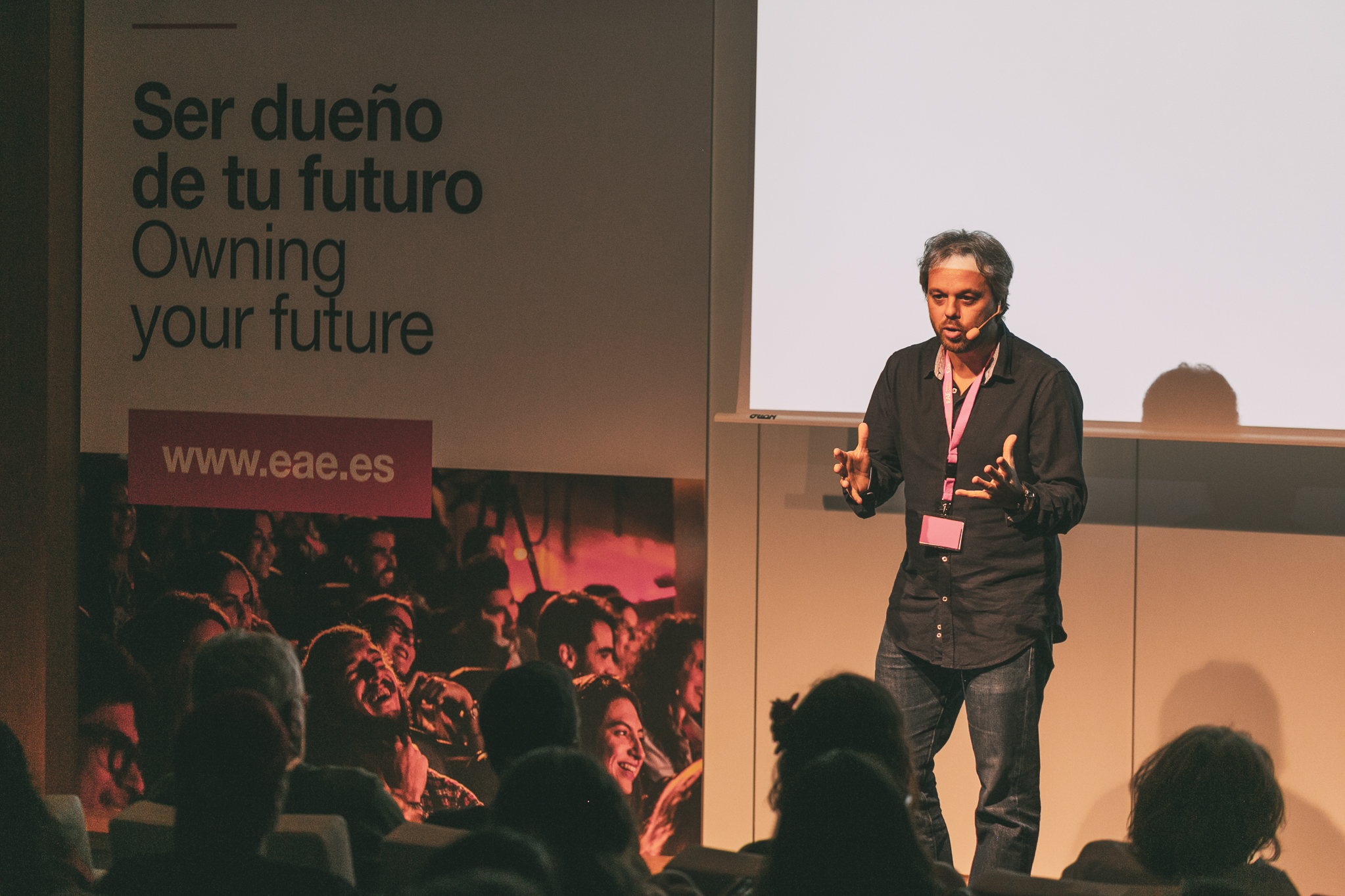 'Being the boss of your own future', the slogan of the TEDxEAEBusinessSchool event 'Being the boss of your own future', the slogan of the TEDxEAEBusinessSchool event