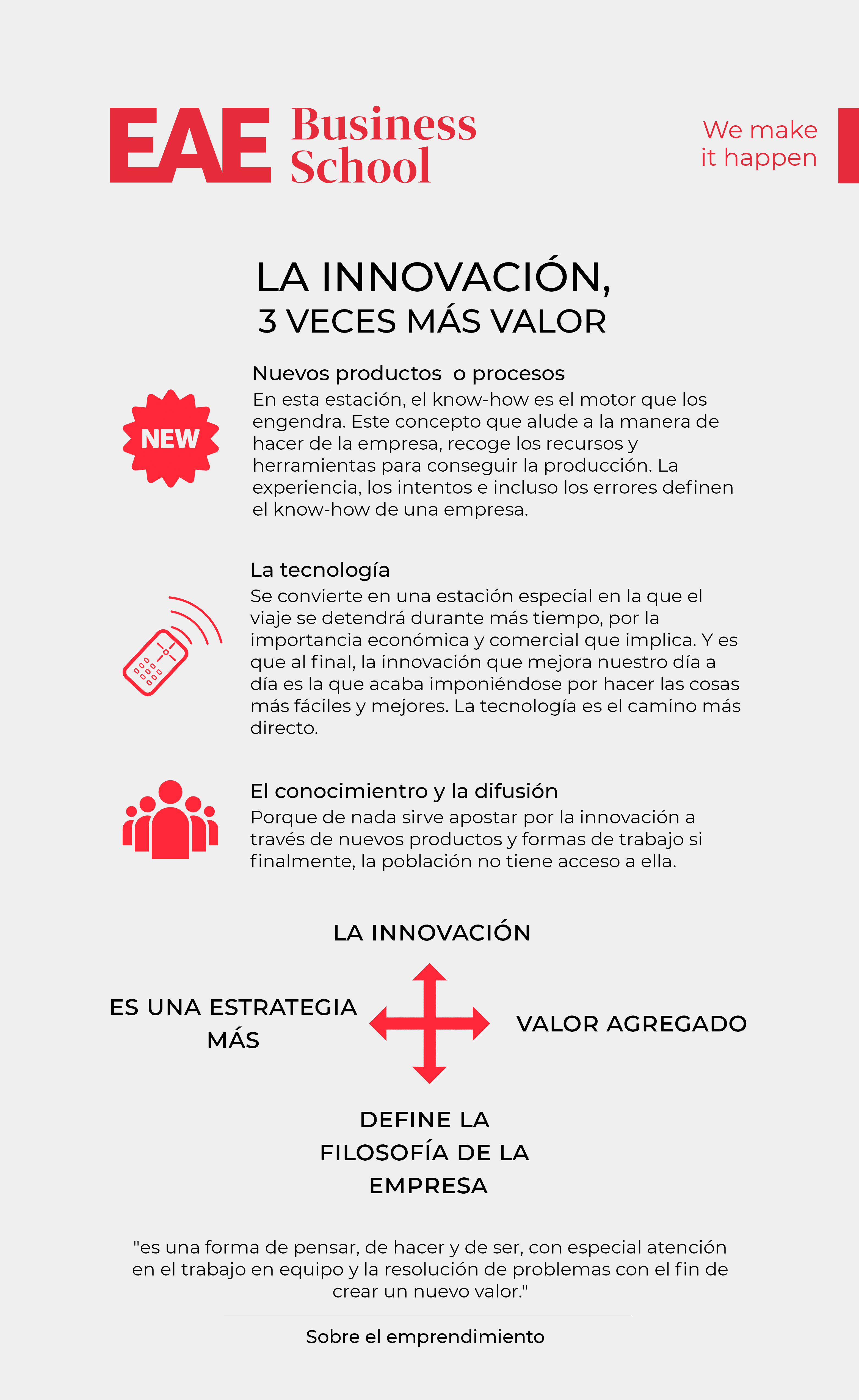 La innovación, tres veces más valor La innovación, tres veces más valor