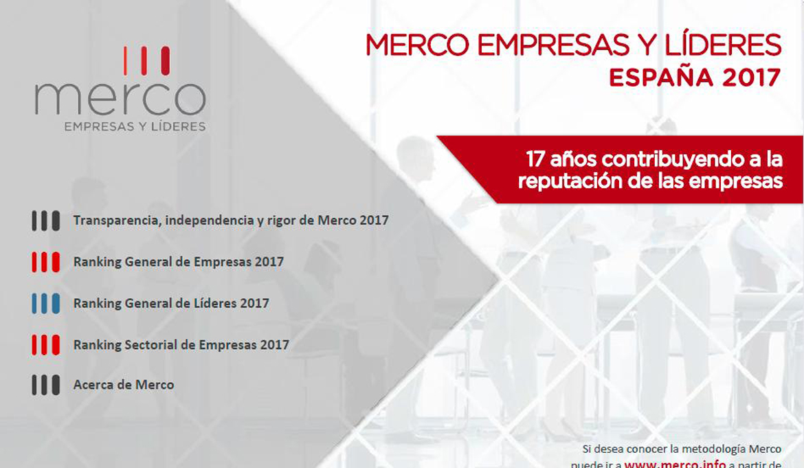 EAE ranks as the second most reputable business school in Spain in the 2017 Merco Ranking