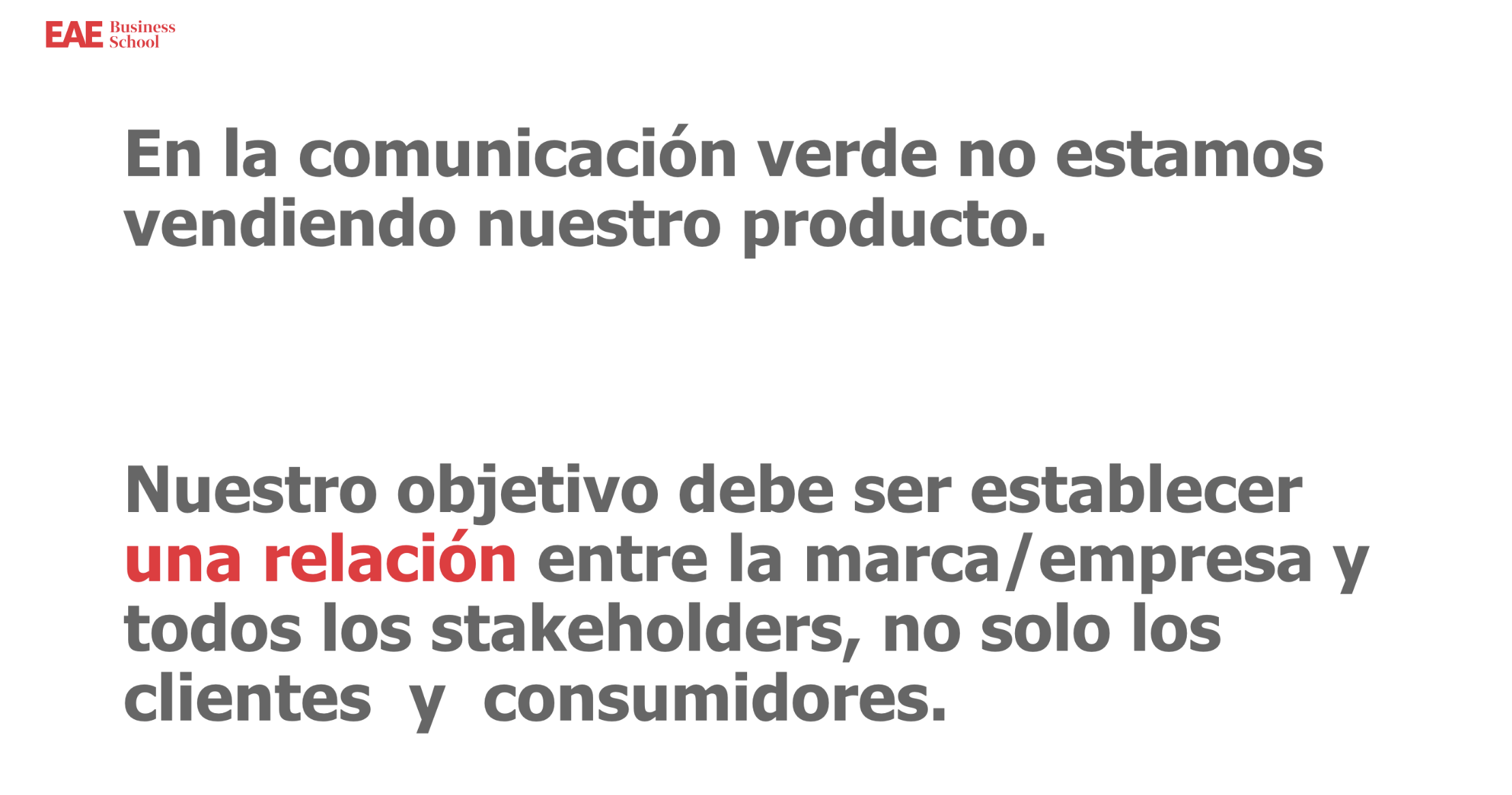 comunicacion EAE