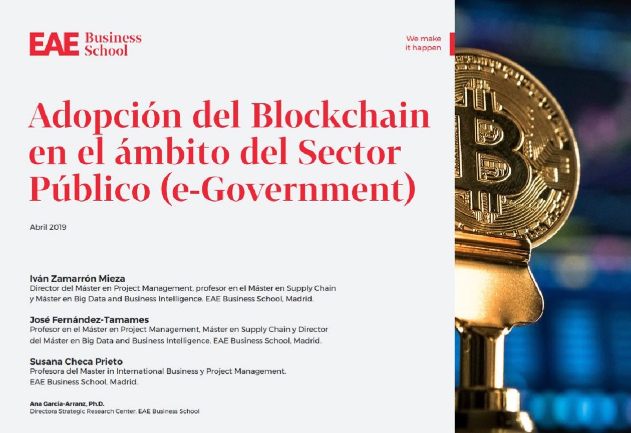 España se encuentra en el décimo séptimo lugar mundial en la adopción del blockchain en el sector público con un 0,84 %