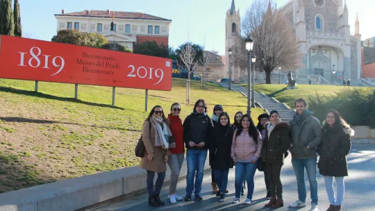 Los estudiantes de EAE conocen la pintura española en el Museo del Prado