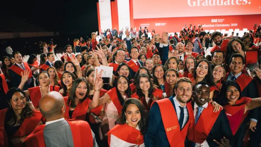 More than 4,800 people come to Palau Sant Jordi for the Graduation Ceremony of EAE's Class of 2017-2018