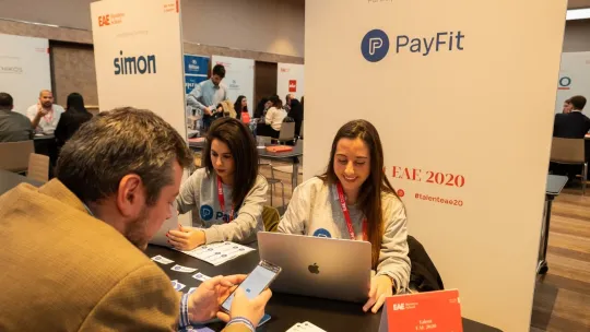 Reclutadores durante la Talent EAE 2020