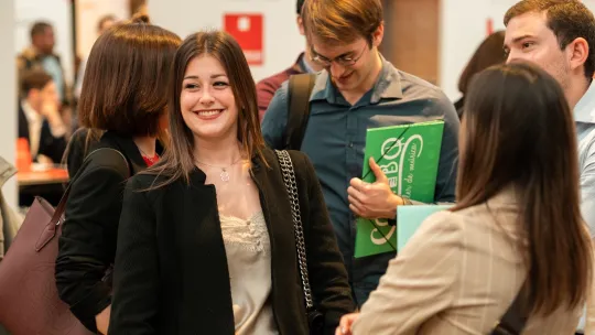 EAE Business School students at an employability event
