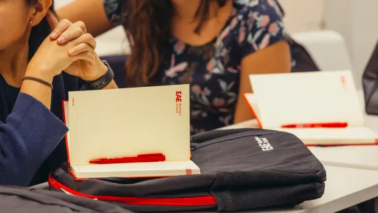 Students’ notebooks at EAE Business School