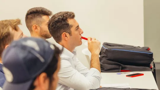 A call for talent - EAE Business School student in class