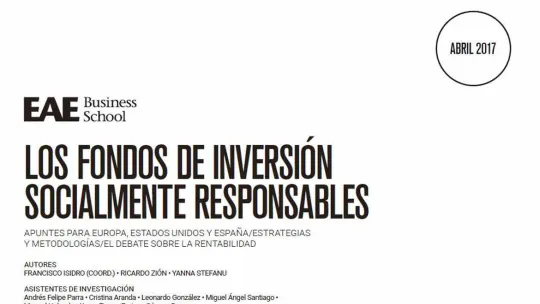 El volumen de fondos FISR gestionados en España asciende a 2.200.000 millones de euros