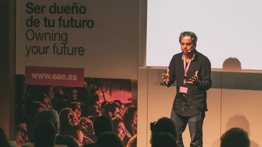 'Being the boss of your own future', the slogan of the TEDxEAEBusinessSchool event