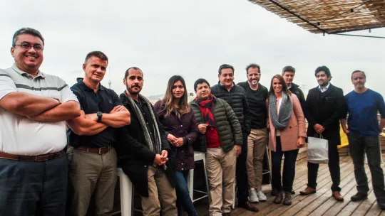 Students on the MBA residential program from Chile visit the coworking firm Aticco Students on the MBA residential program from Chile visit the coworking firm Aticco