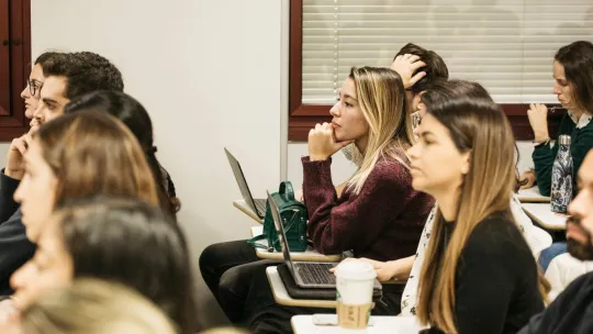 EAE Business School students in class