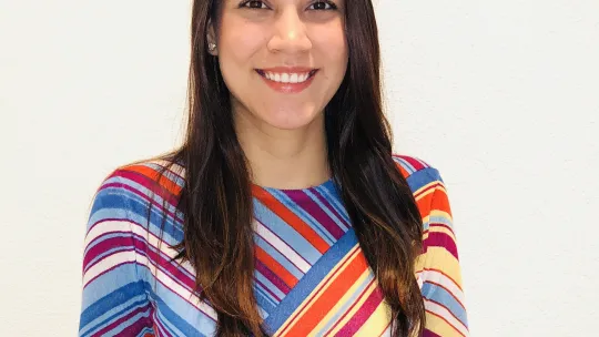 Kiersten Camacho, a student on the Master in Financial Management