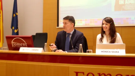 Javier L. Crespo, profesor y Director del Máster en Dirección de Recursos Humanos de EAE Business School, en la jornada Healthy Humans: bienestar y productividad, en Foment del Treball Nacional.