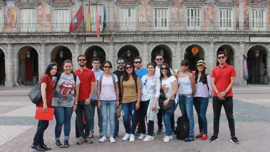 EAE students discover the iconic district of Madrid de los Austrias