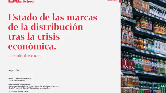 La marca de distribución es un 26.6% más asequible que la marca del fabricante líder La marca de distribución es un 26.6% más asequible que la marca del fabricante líder