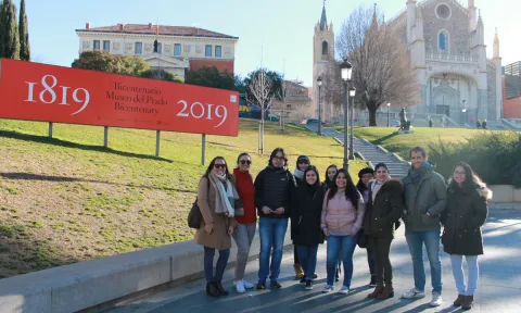 Los estudiantes de EAE conocen la pintura española en el Museo del Prado