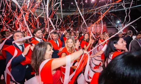 Students graduating from EAE Business School