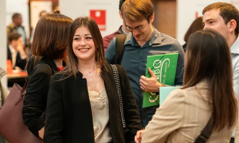 EAE Business School students at an employability event