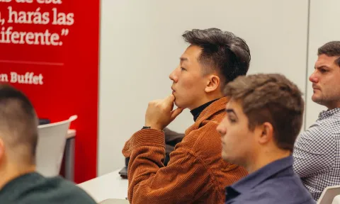 EAE Business School students in class