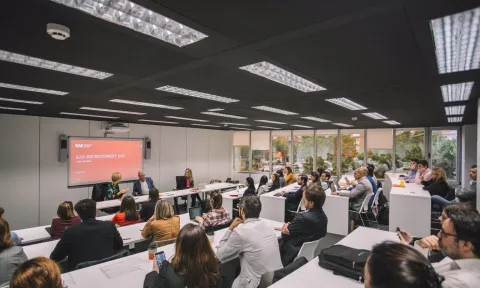 EAE Business School students in class