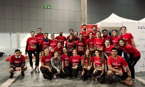 EAE students take part in the Company Race