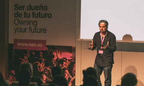 'Being the boss of your own future', the slogan of the TEDxEAEBusinessSchool event