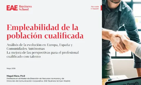 La tasa de desempleo de la población cualificada en España está por debajo del 9%