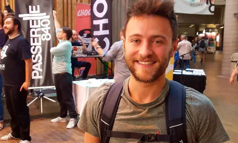 Emilio Corpas, student of the Degree in ADE of EAE