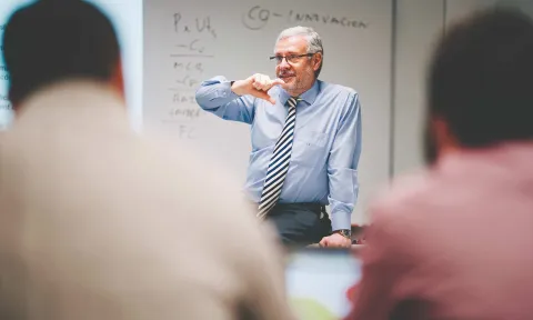 Speakers from EAE Business School at a congress