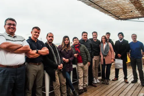 Students on the MBA residential program from Chile visit the coworking firm Aticco Students on the MBA residential program from Chile visit the coworking firm Aticco