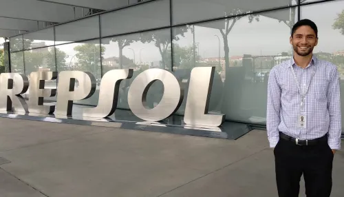 "Formar parte de una gran empresa como Repsol influirá en mi futuro profesional definitivamente"