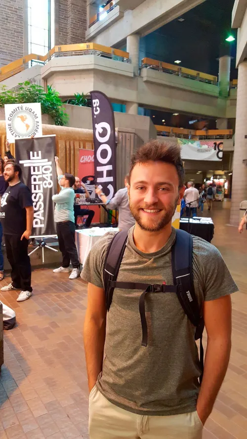 Emilio Corpas, student of the Degree in ADE of EAE Emilio Corpas, student of the Degree in ADE of EAE