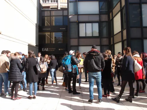 EAE welcomes the new Erasmus students on the Bachelor Degree in Business Administration and Management in Barcelona EAE welcomes the new Erasmus students on the Bachelor Degree in Business Administration and Management in Barcelona