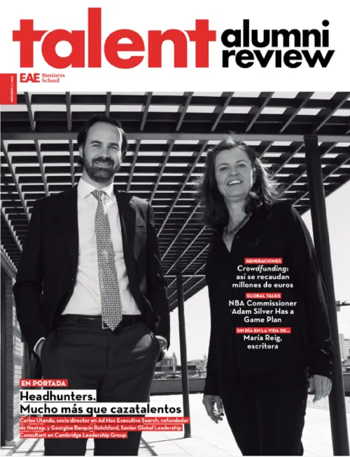 Headhunters y el crowdfunding protagonizan la portada del nuevo número de la revista Talent Alumni Review de EAE Headhunters y el crowdfunding protagonizan la portada del nuevo número de la revista Talent Alumni Review de EAE